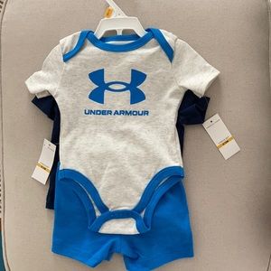 Under Armour 0-3 month three piece set